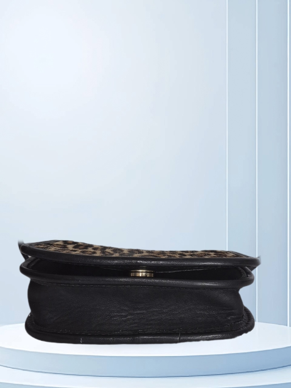 Zippi Leopard Fur & Leather Crossbody - Picture 5 of 8